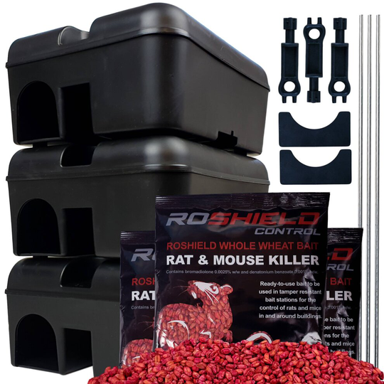 Odi Roshield Buy (3 Box Kit) Roshield Rodent Box & Wheat Kit Online