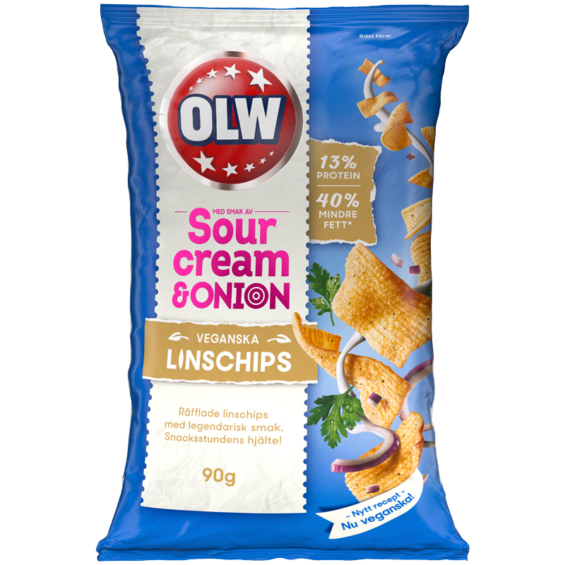 Linschips Sourcream & Onion - 25% rabatt