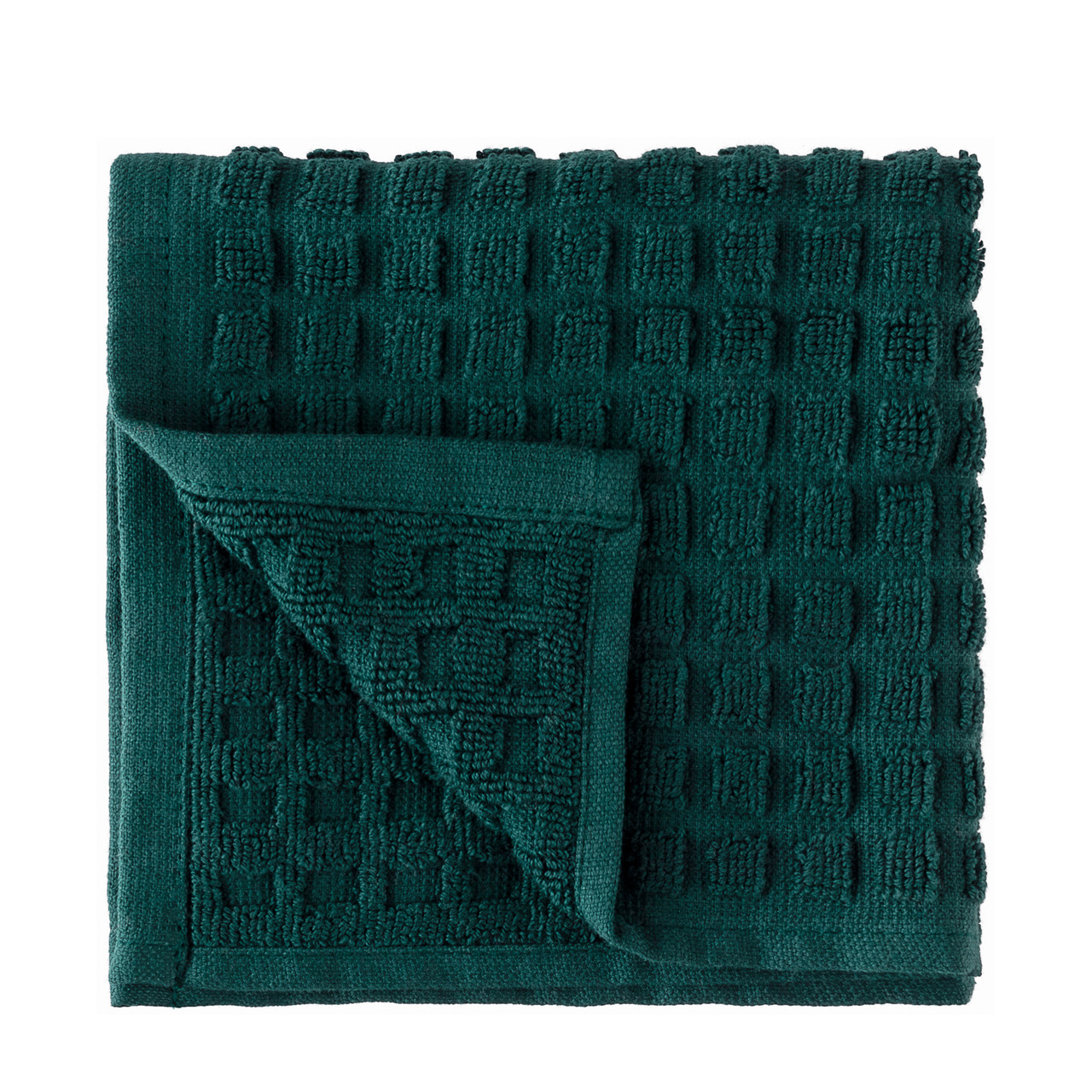 SINNERUP Square håndklæde 30x30 cm (MØRK GRØN, 30X30)