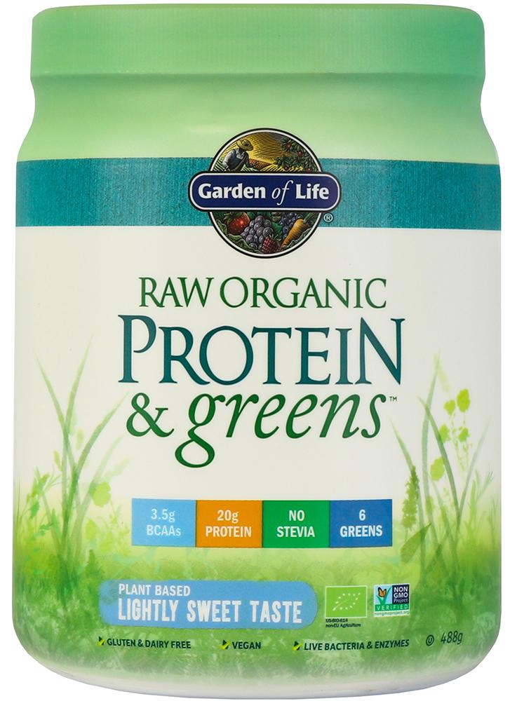 Garden of Life Organic Protein and Greens Lightly Sweet