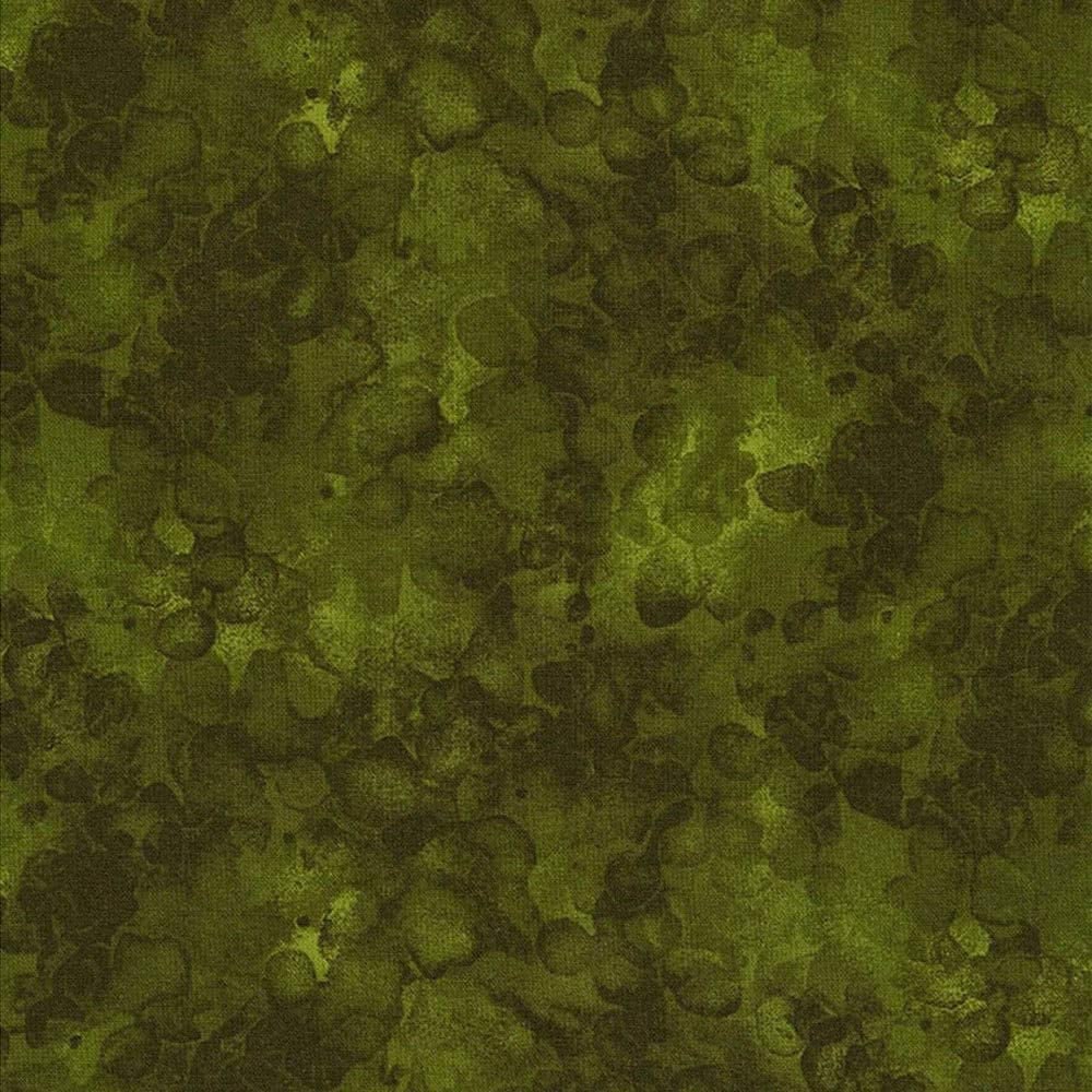 Moss Green Solid-Ish Blender Kimberly Einmo 44 Inches Wide 100% Quilting Cotton Fabric Tt-C6100-Kim-Moss