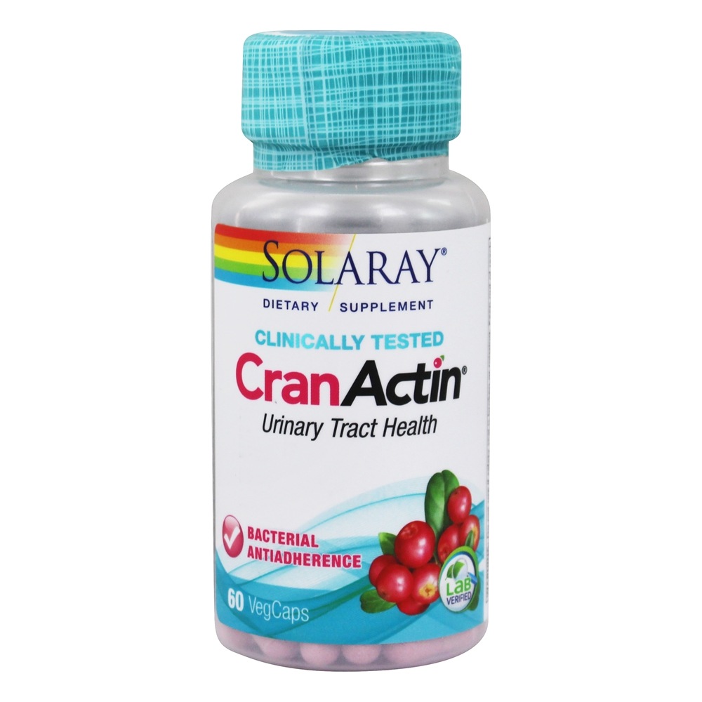 Solaray - CranActin Cranberry for Urinary Tract Health - 60 Vegetable Capsule(s)