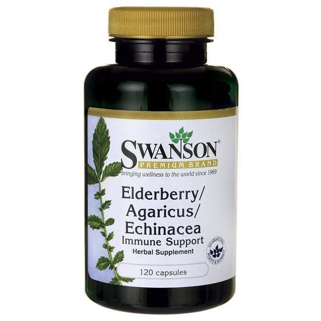 Elderberry/Agaricus/Echinacea (Immune Support) - 120 caps