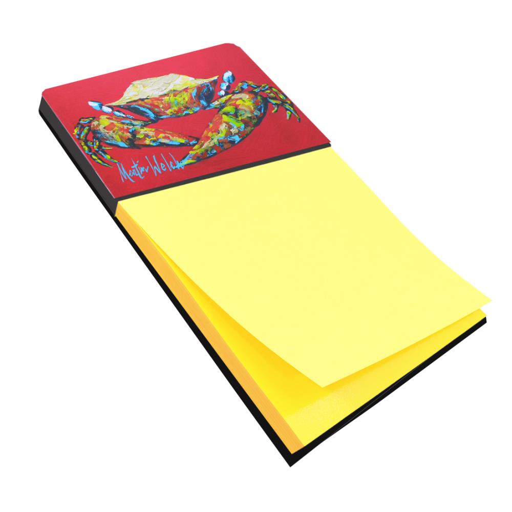 Caroline's Treasures Crab Seafood One Refiillable Sticky Note Holder | MW1096SN