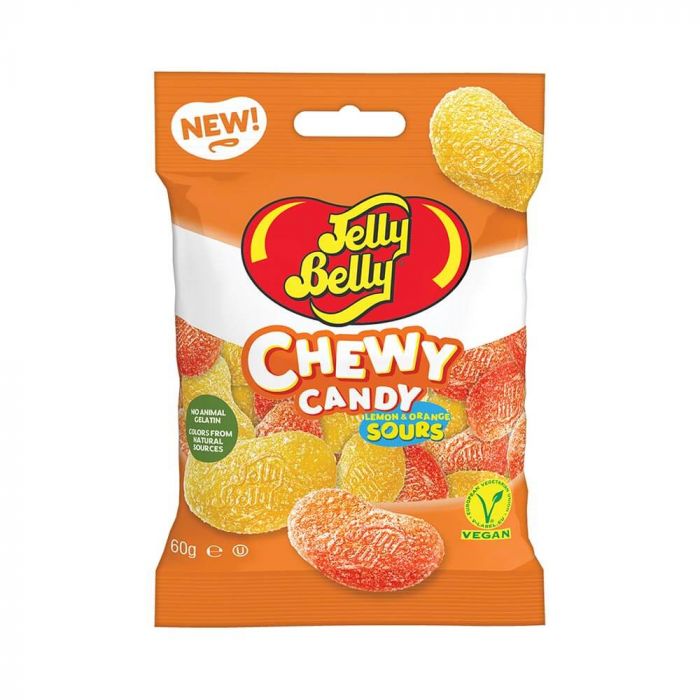 Jelly Belly Chewy Candy Lemon & Orange Sours 60g