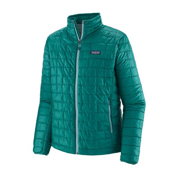 Patagonia Nano Puff® Jacket - 100% Recycled Polyester, Borealis Green / S