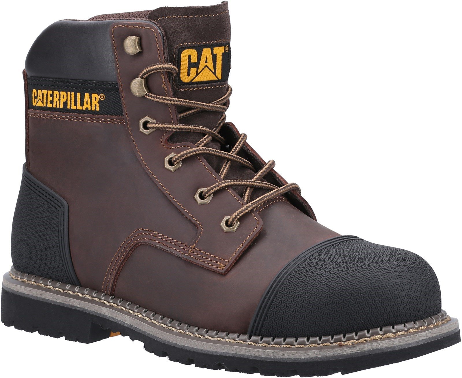 Caterpillar Unisex Powerplant S3 Safety Boot Brown 31903 - Brown 6