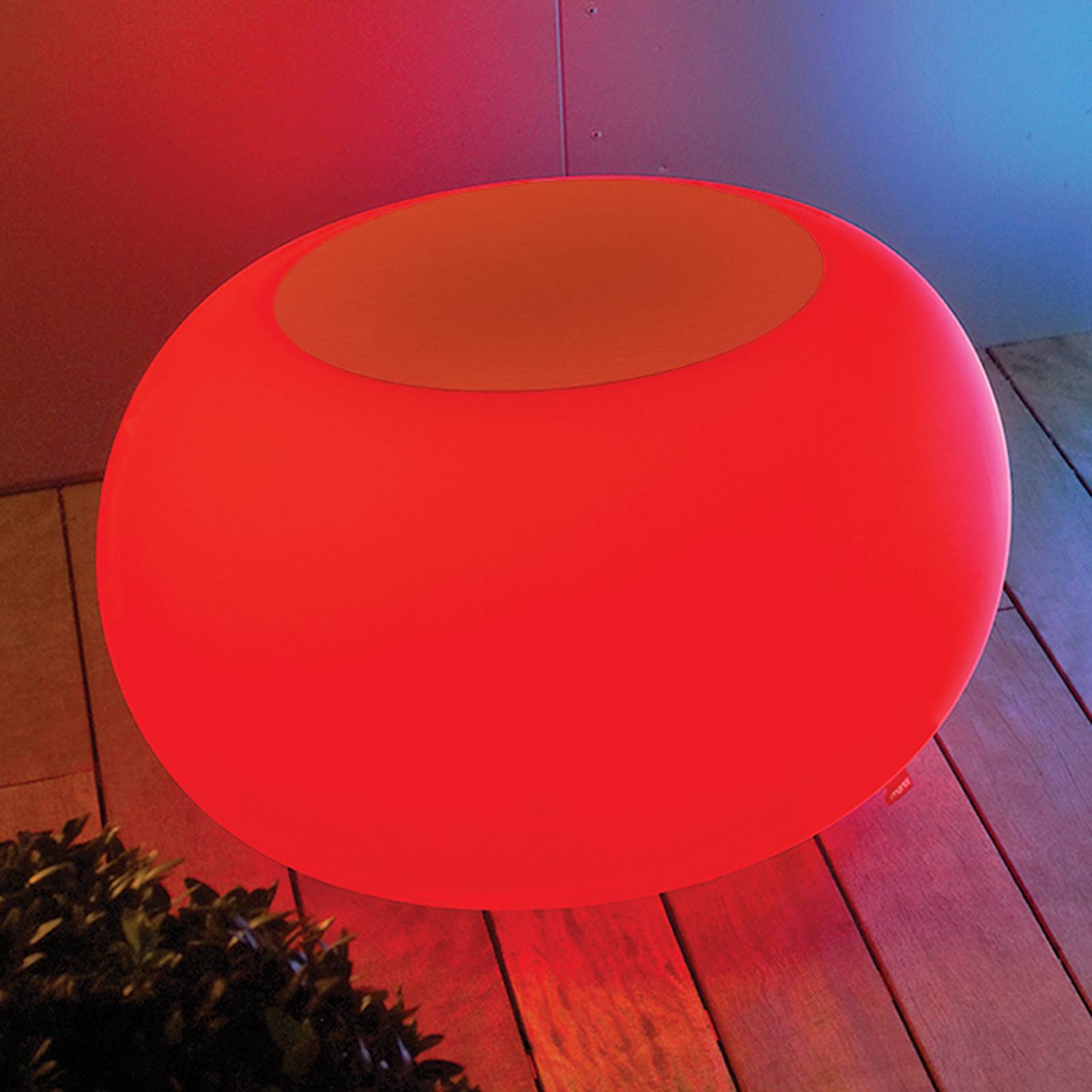 Bubble Outdoor LED pöytä LED RGB + huopa oranssi