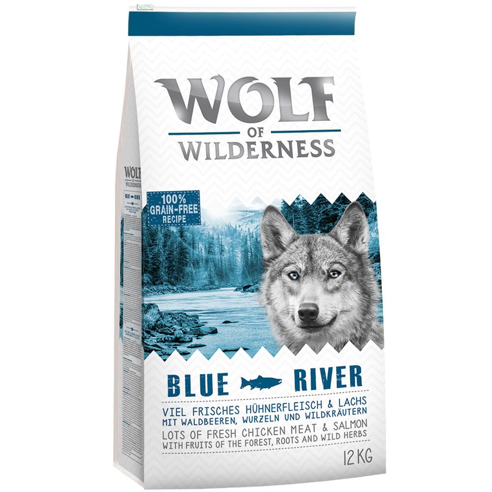Wolf of Wilderness Economy Pack 2 x 12kg - NEW: Adult "Ruby Midnight" - Beef & Rabbit