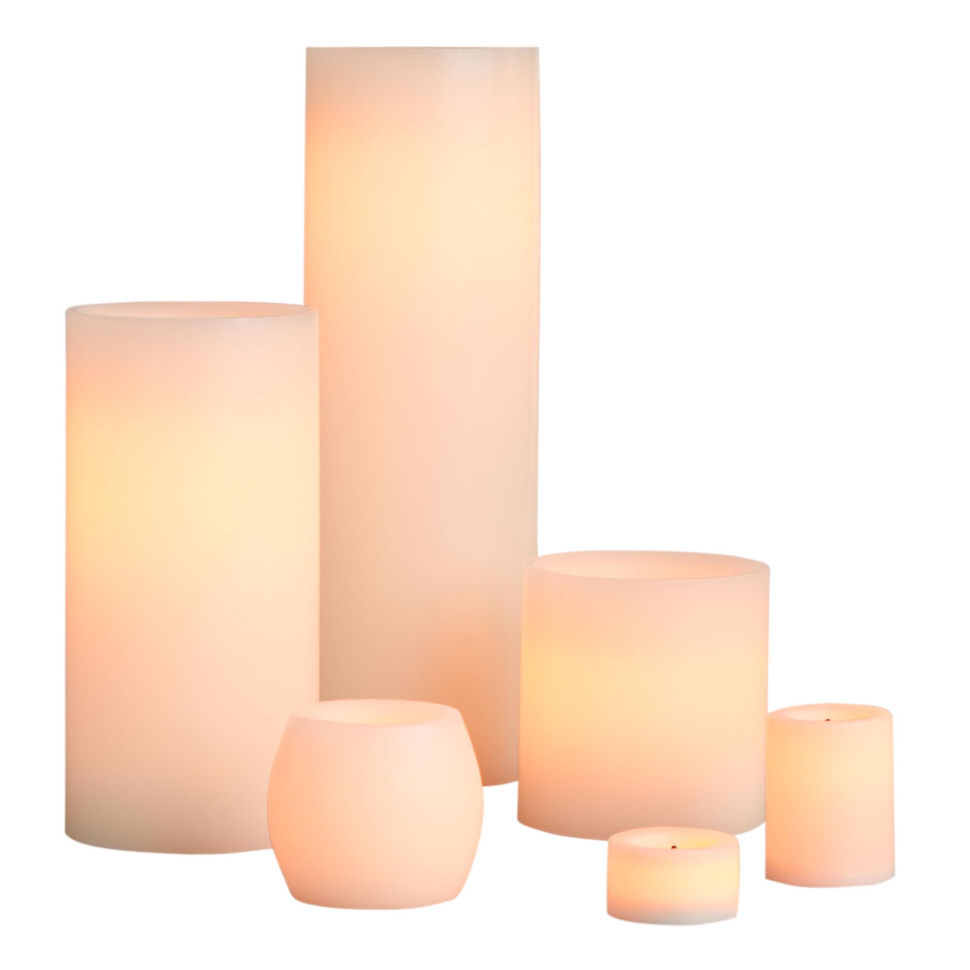 Ivory Flameless LED Candle Collection by World Market
