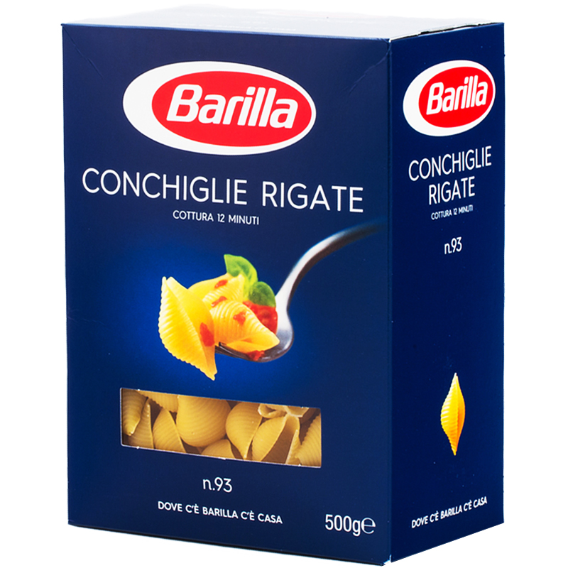 Pasta "Conchiglie Rigate" 500 g - 28% rabatt