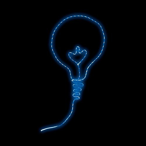 Make Your Own - Neon Blue Moving Light (1813)