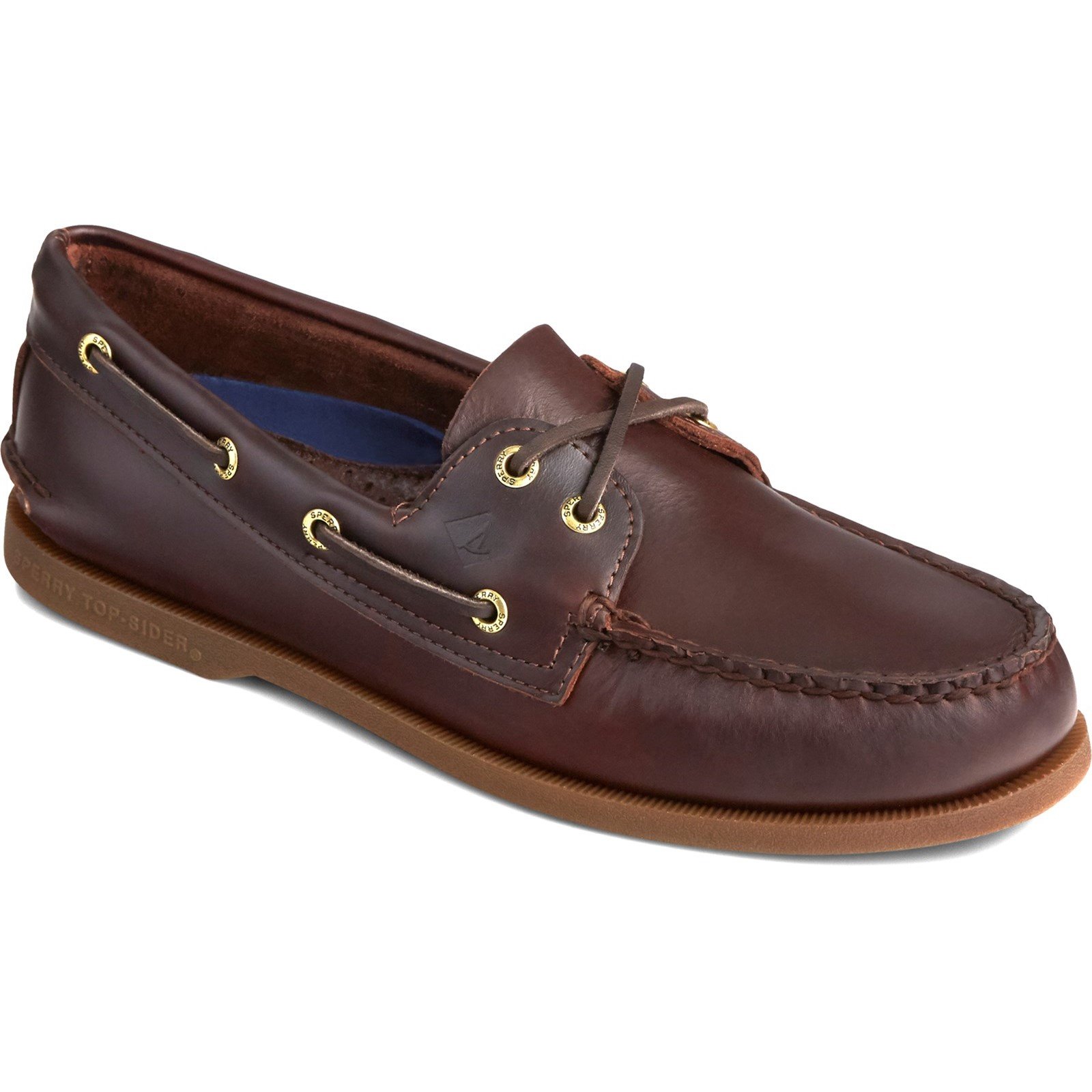 Sperry Men's Authentic Original Leather Boat Shoe Various Colours 31524 - Amaretto 7