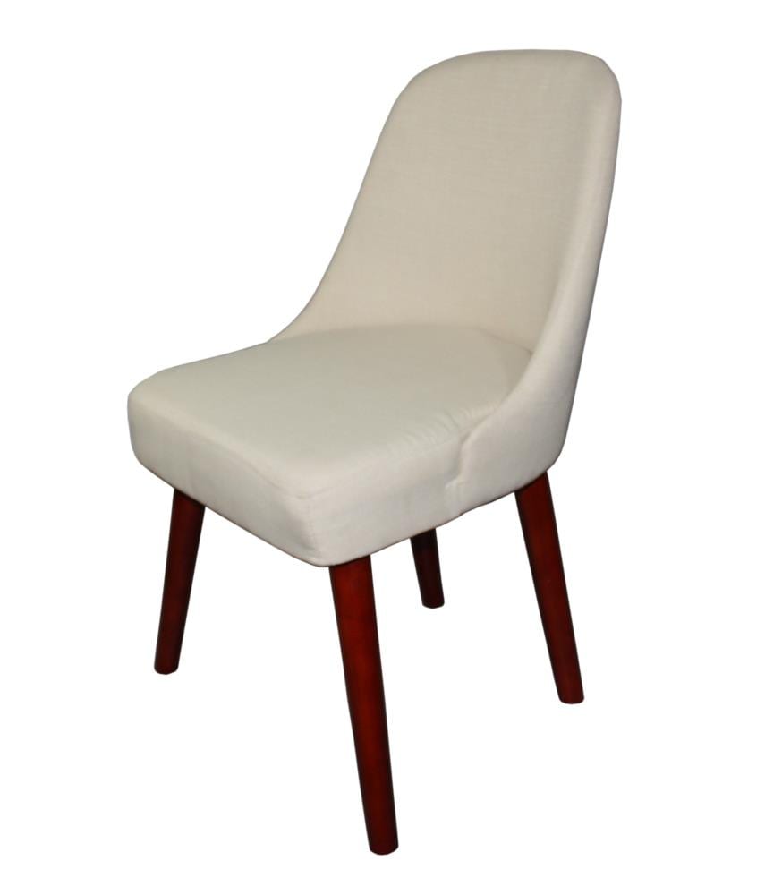 ORE International Modern Cream Blend Accent Chair in Off-White | HB4621