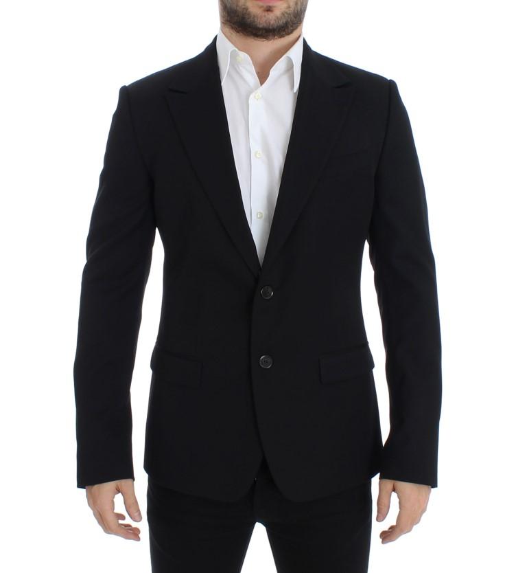 Dolce & Gabbana Men's wool slim fit Blazer Black SIG12303 - IT48 | M