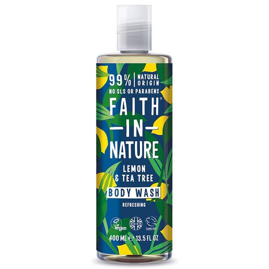 Faith in Nature Lemon & Tea Tree Body Wash, 400 ml
