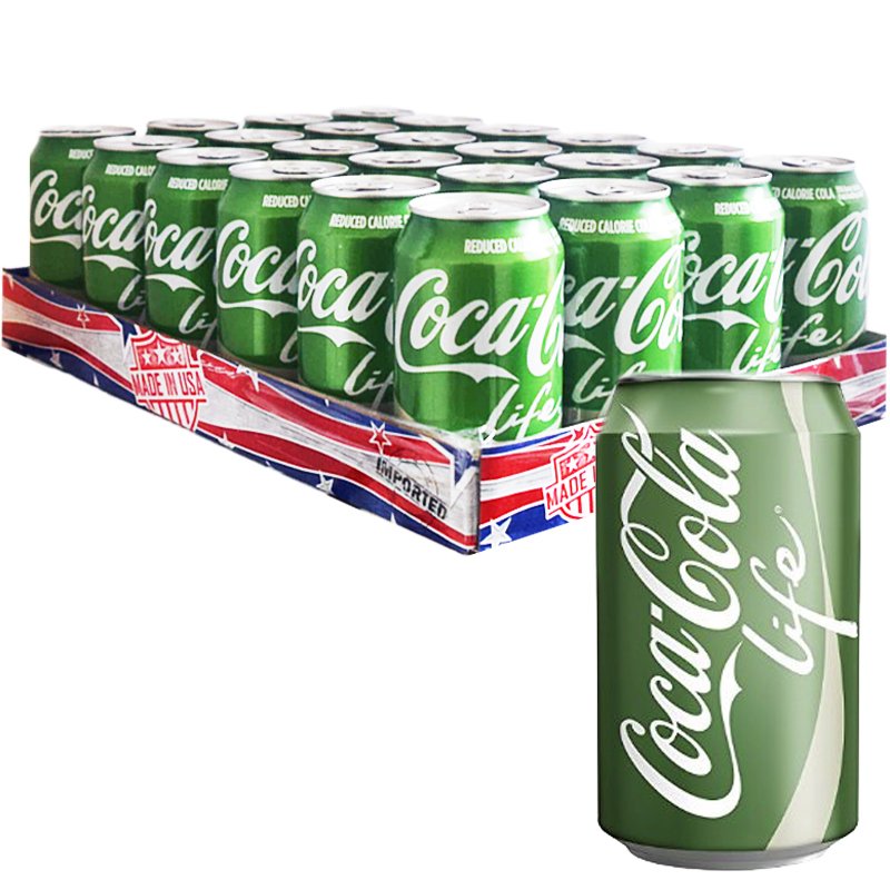 Hel Platta Coca Cola "Life" 24 x 355ml - 72% rabatt