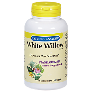 White Willow Bark Standardized Herbal Extract (60 Vegetarian Capsules)