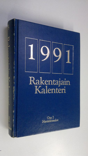 Osta Rakentajain kalenteri 1991 osa 2 : Henkilötiedot netistä