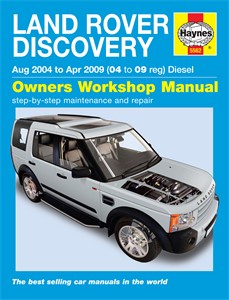 Haynes Reparationshandbok, Land Rover Discovery, Universal, 978 0 85733 5 623