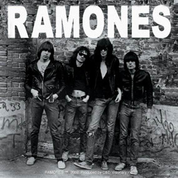 Ramones 1St Album Cover Sticker Decal - Rock Band