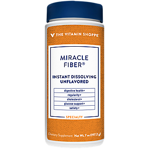Miracle Fiber Powder - Digestive Health & Glucose Support - Unflavored (7 oz. / 34 Servings)