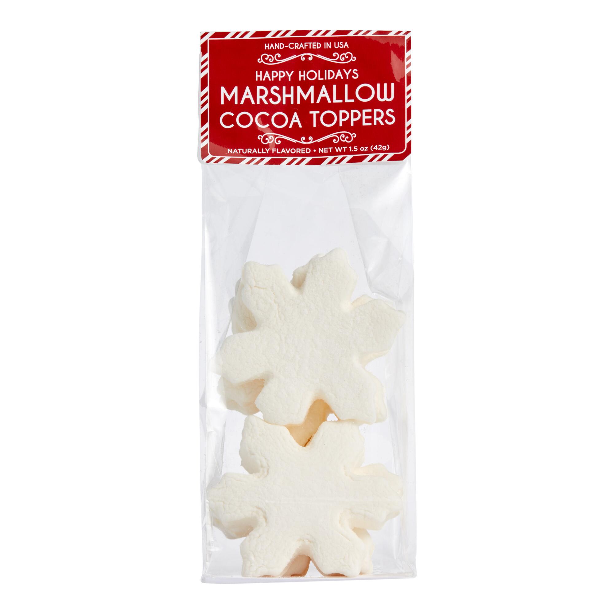 Snowflake Marshmallow Hot Cocoa Toppers 6 Count by World Market
