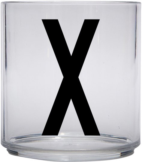 Design Letters Drikkeglass X
