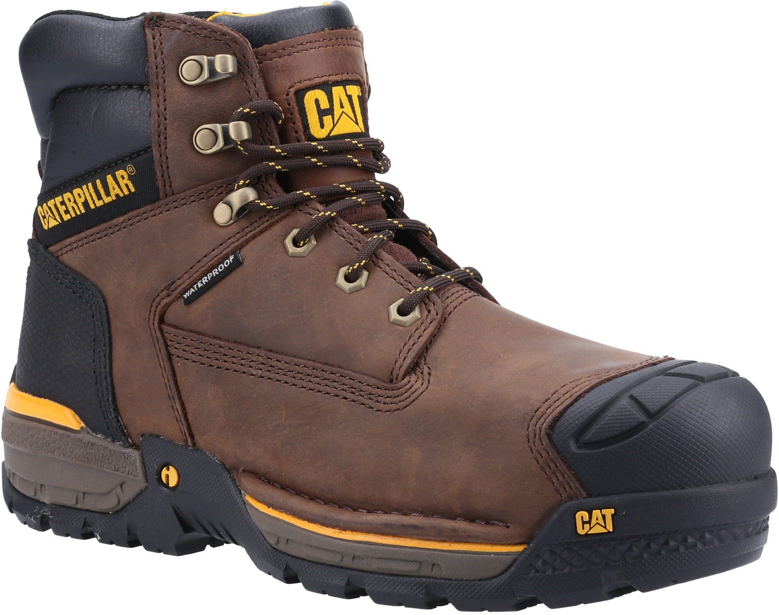 Caterpillar Unisex Excavator Lace Up Safety Hiker Boot Espresso - Espresso 6