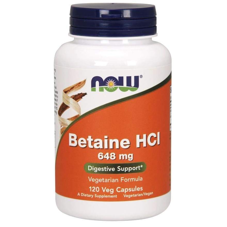 Betaine HCL, 648mg - 120 vcaps