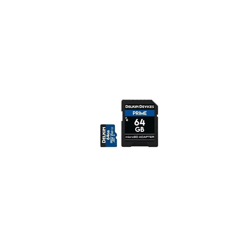DELKIN microSD Prime 1900X UHS-II (V60) R300/W100 64GB