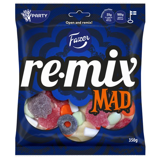 "Remix Mad" Makeispussi 350g - 29% alennus