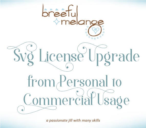 Upgrade For Breeful Melange Svg Files To Commercial License For Re-Sale Items | Discount Fellow Etsy Shops & Small Businesses
