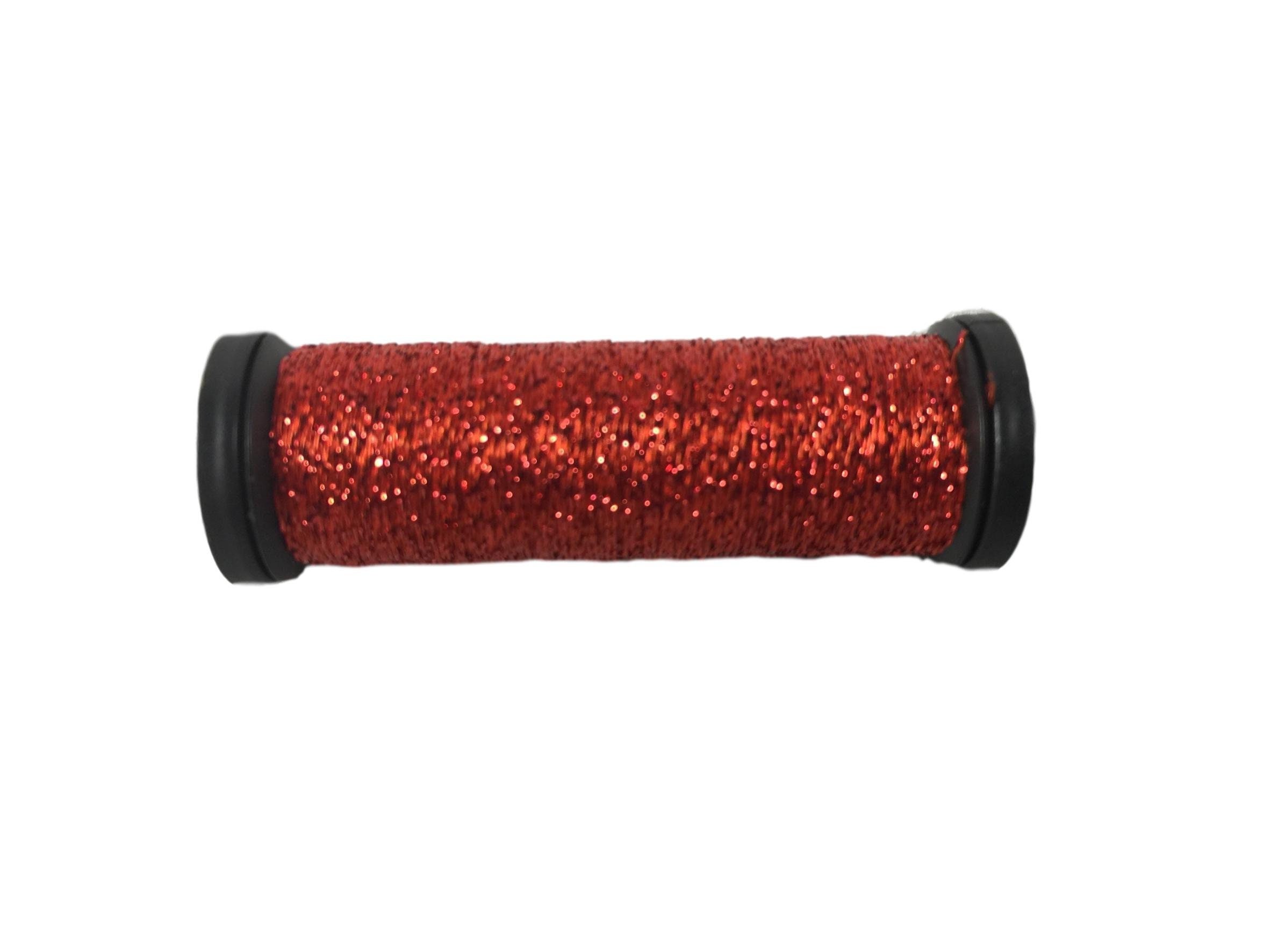 Red 003 Kreinik Metallics Blending Filament 50 Meters | 55 Yards - 1 Spool