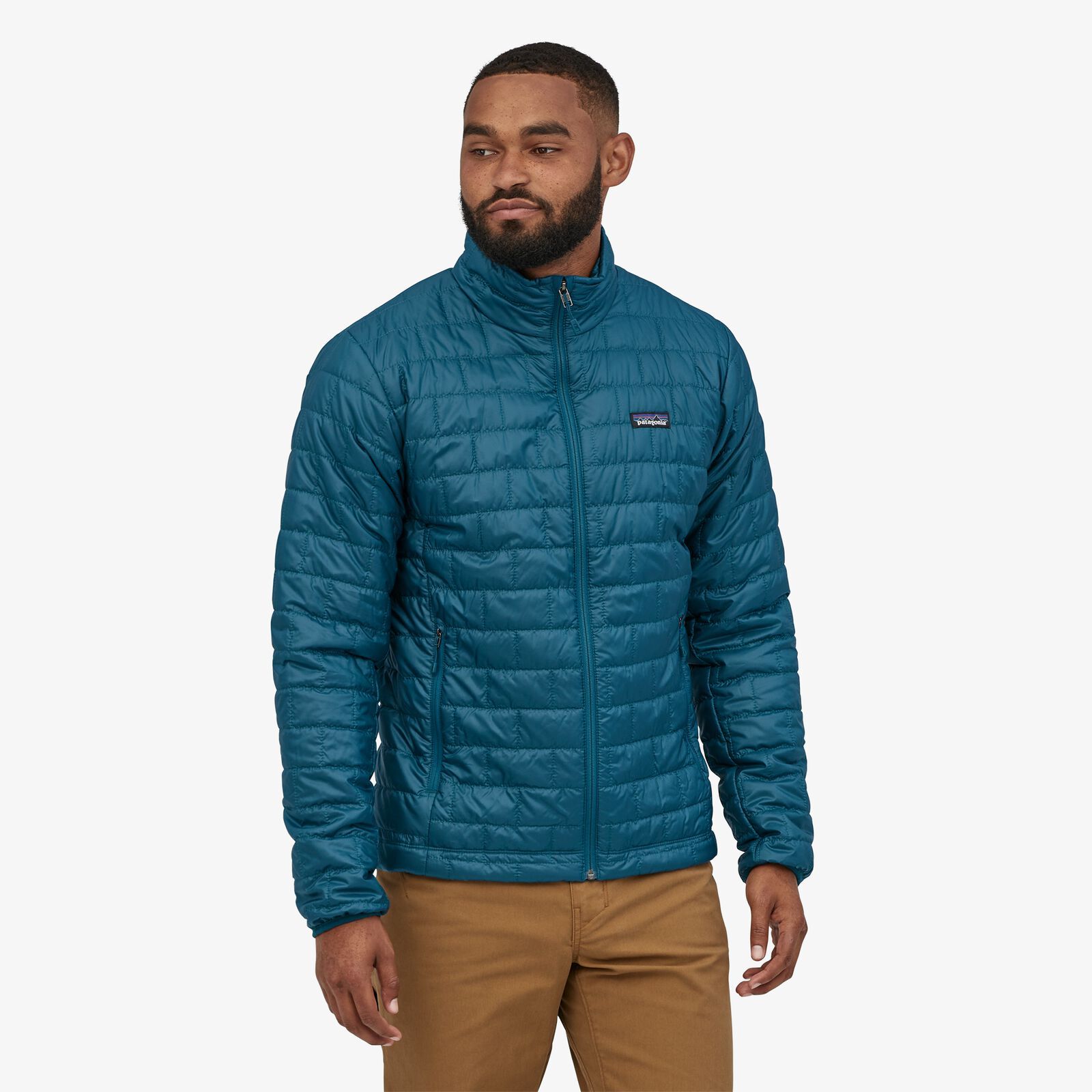 Patagonia Nano Puff® Jacket - 100% Recycled Polyester, Crater Blue / M