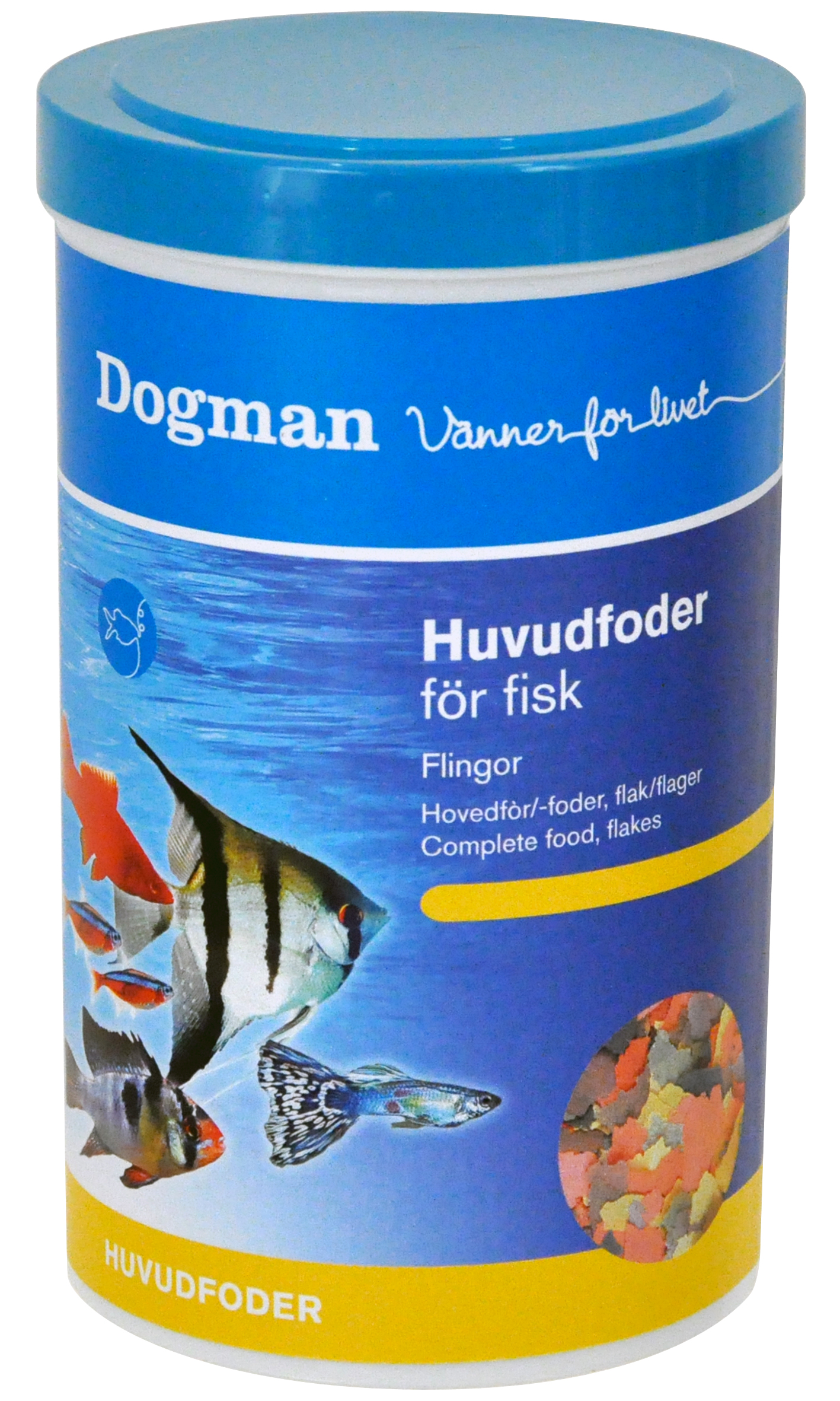 Dogman Huvudfoder för fisk 1000ml