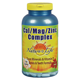 Cal Mag Zinc Complex - Trace Minerals & Vitamin D (250 Tablets)