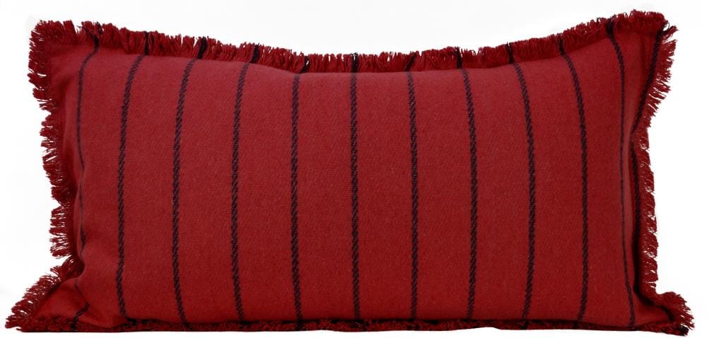 Westex 14-in x 26-in Red Cotton/Polyester Blend Indoor Decorative Pillow | 651421
