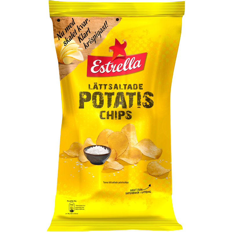 Chips Saltade 175g - 15% rabatt