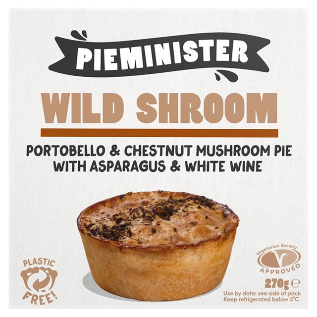 Pieminister Wild Shroom Mushroom, Asparagus & Cream Pie