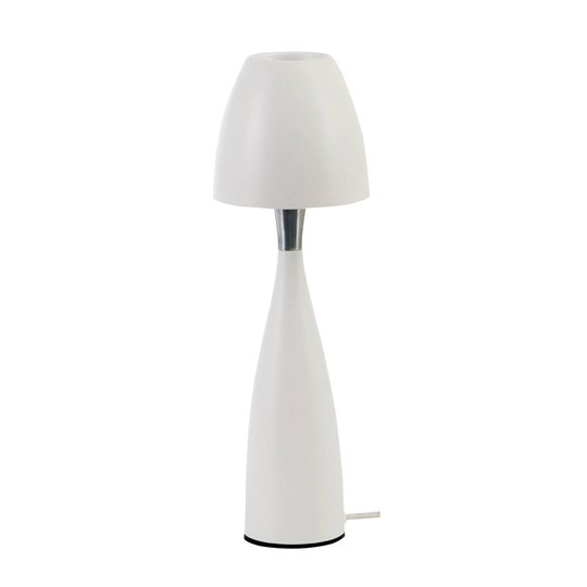Valkoinen Anemon -LED-pöytävalaisin 38,9 cm