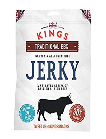 Kings Elite Snacks BBQ Beef Jerky 25g