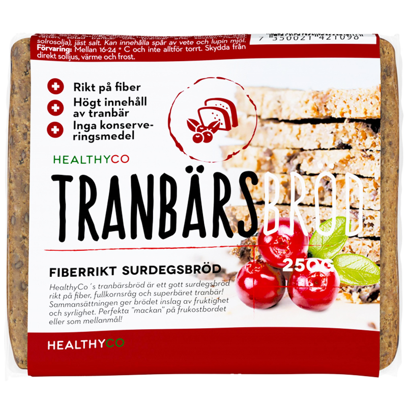 Proteinbröd "Cranberry" 250g - 54% rabatt