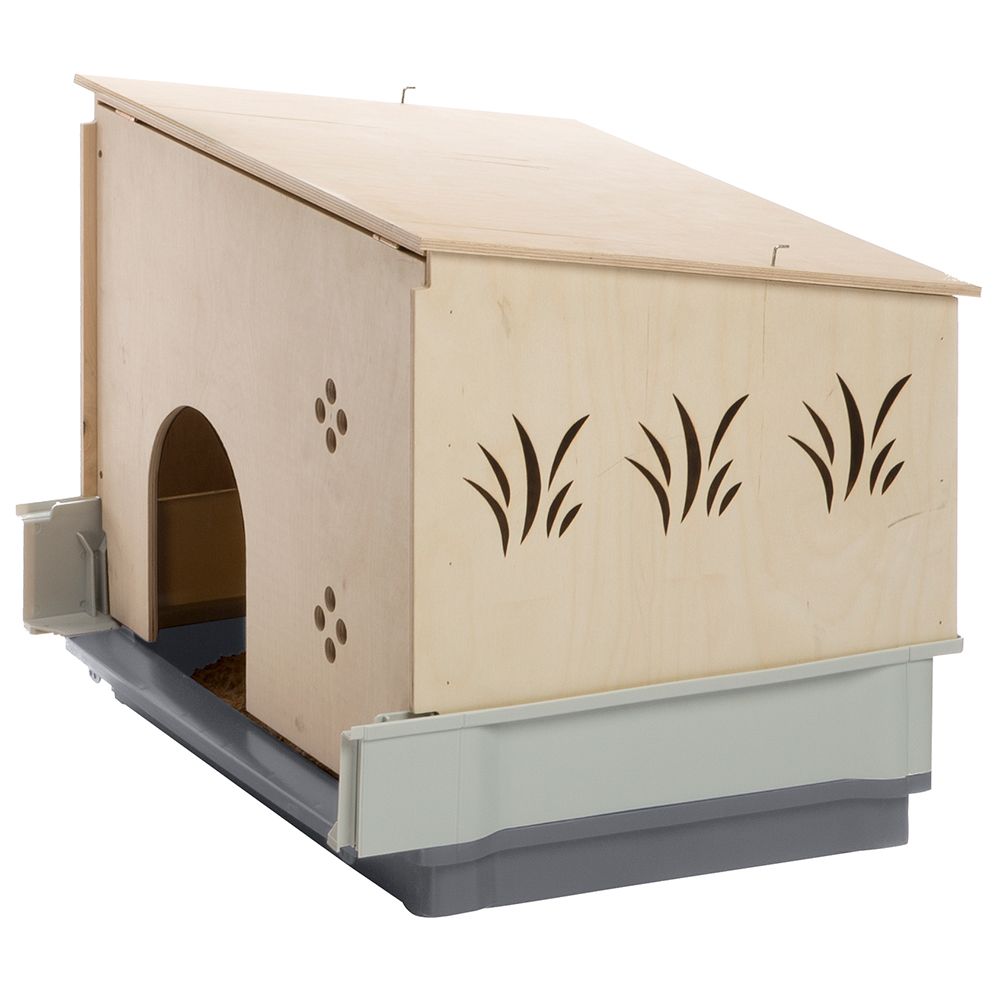 Ferplast Small Pet House for Plaza Cage - 42 x 60 x 50 cm (L x W x H)