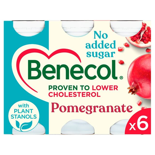 Benecol Cholesterol Lowering Pomegranate Yoghurt Drink