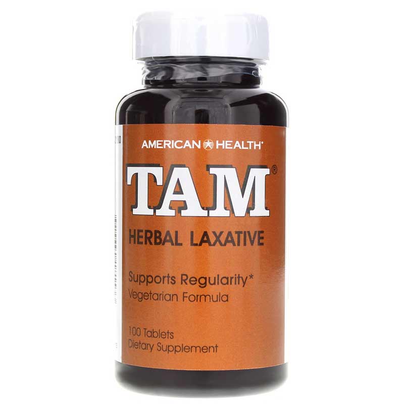 American Health TAM Herbal Laxative 100 Tablets