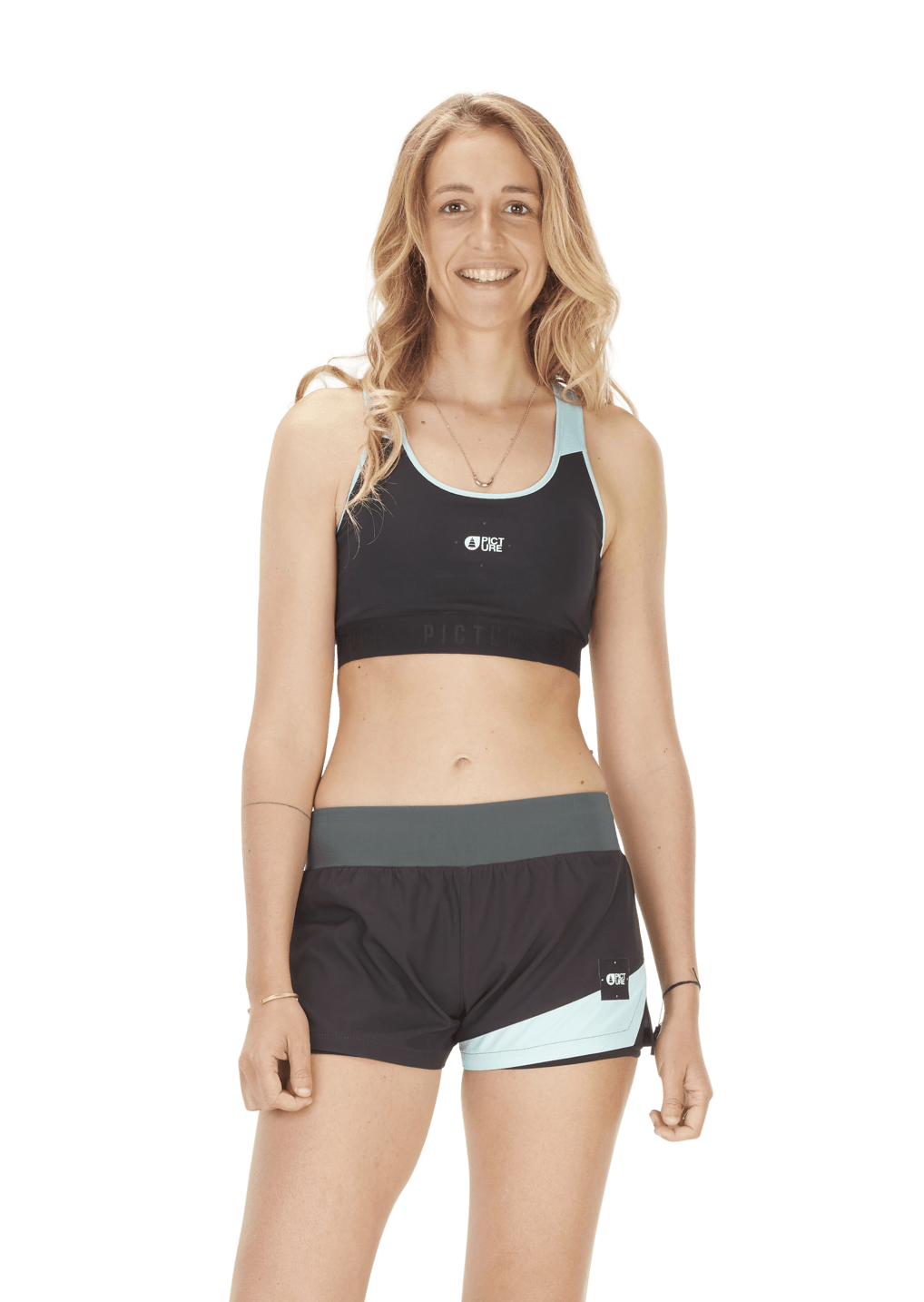 Picture Organic Women's Ivory Sports Bra - Recycled Polyester, Black / M