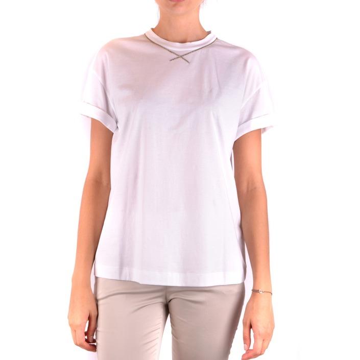 Brunello Cucinelli Women's T-Shirt White 163975 - white L