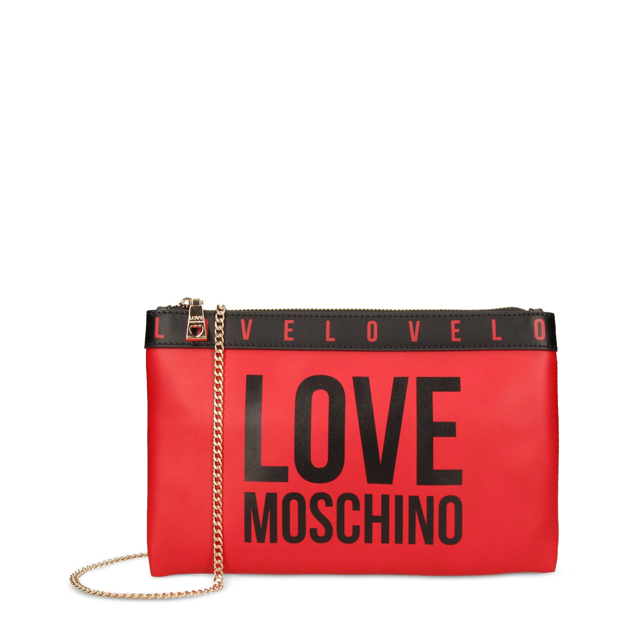 Love moschino discount red clutch bag