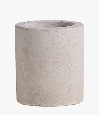 Concrete kynttilänjalka harmaa